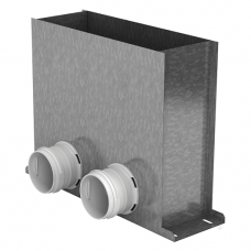 Пленум напольный металлический FlexiVent (dN 75) 0821300x100/75x2