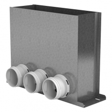 Пленум напольный металлический FlexiVent (dN 75) 0821300x100/75x3