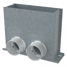 Пленум напольный металлический FlexiVent (dN 90) 0821300x100/90x2