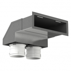 Пленум настенный металлический FlexiVent (dN 75) 0833200x55/75x2